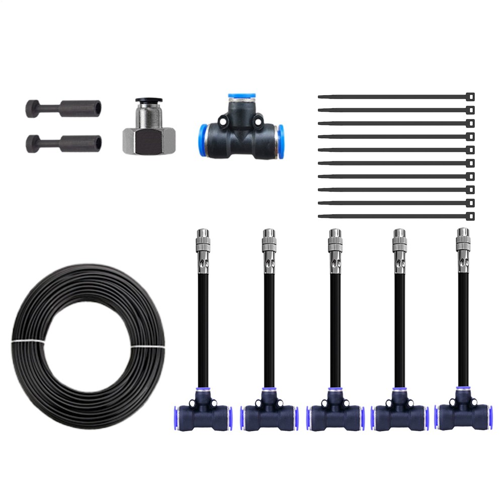 360° Curved Garden Automatic Irrigation System,Adjustable Nozzle,Water-Saving