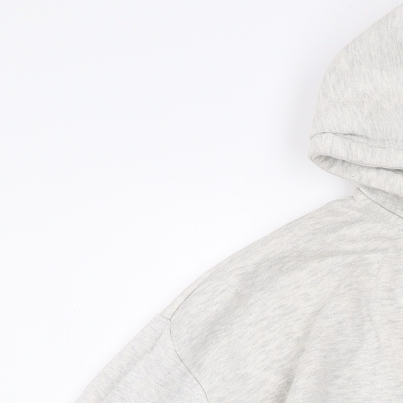 Boohoo Men’s Grey S Basic Full Zip Hoodie Jacket