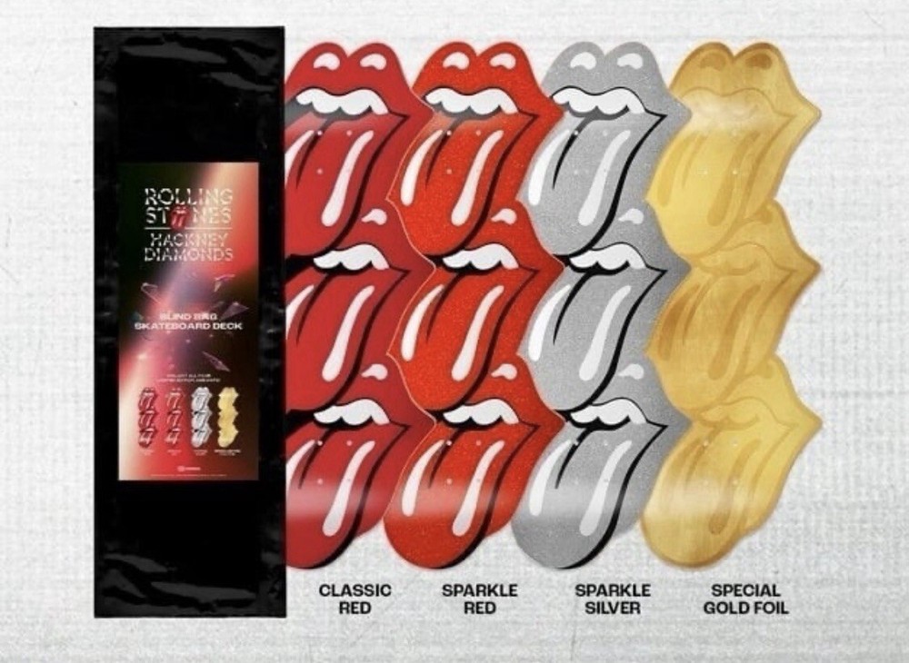 *SEALED UNOPENED BLIND BAG* The Rolling Stones Hackney Diamonds Skateboard Deck