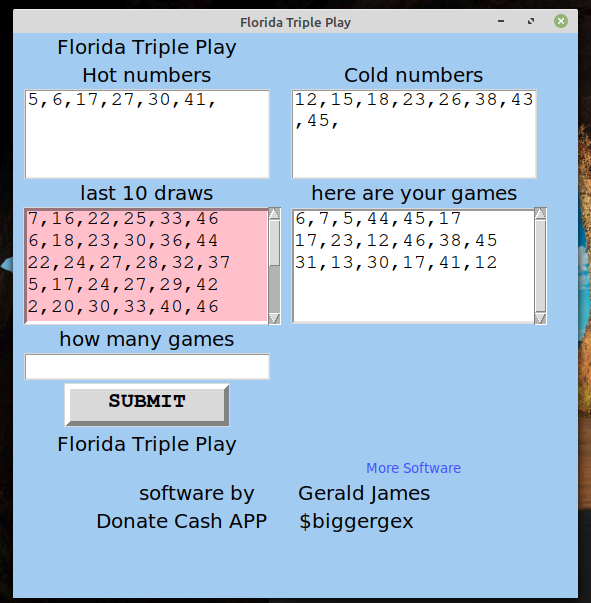 Florida Lottery Pack 4 Programs Numbers software CD for Windows 7 & 8 & 10