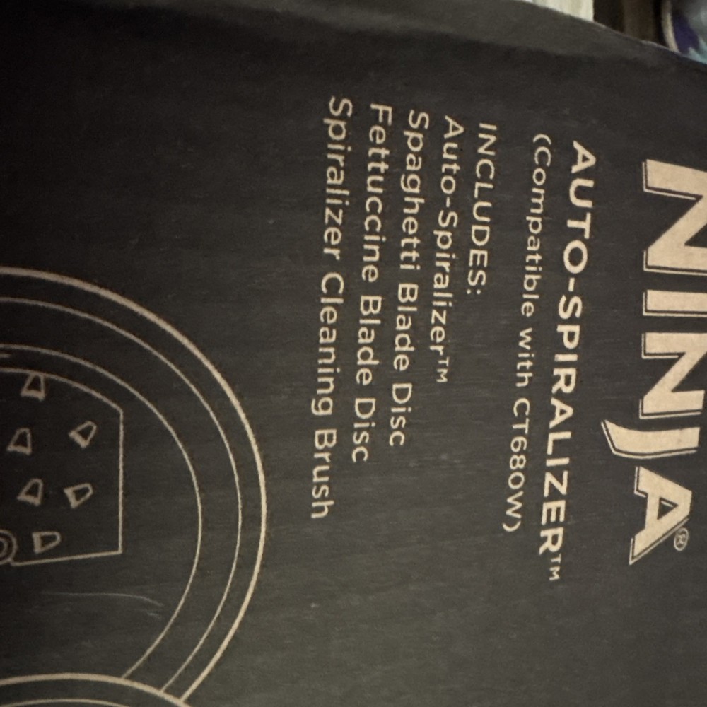 Ninja Professional Prep System & Auto-Spiralizer with Accessory Kit Open Box