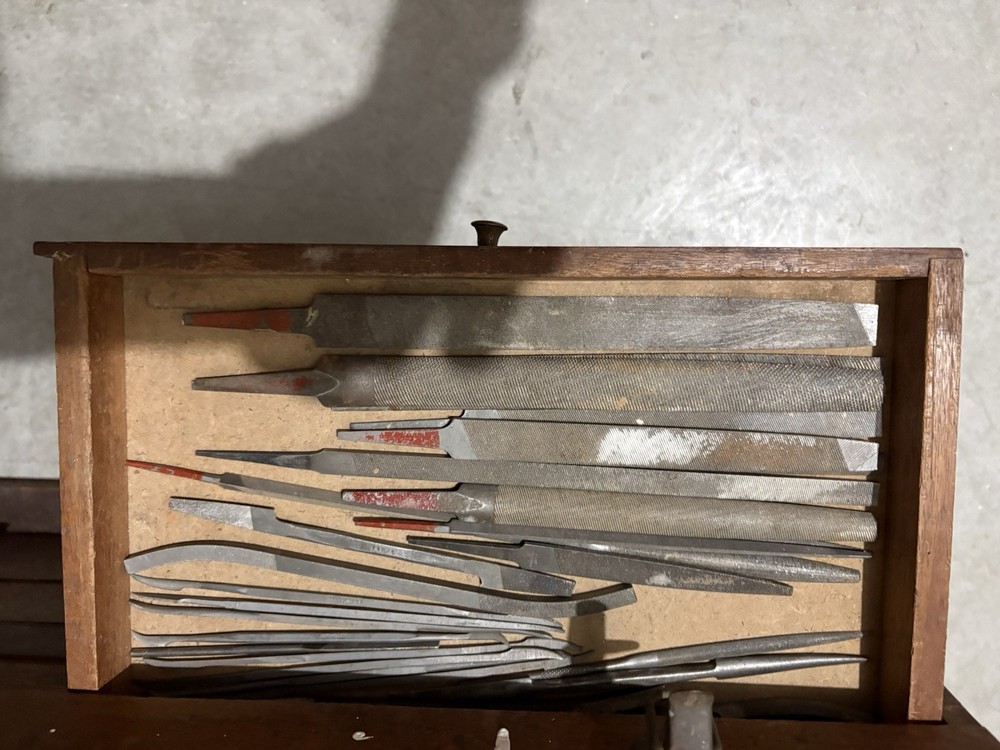 Handmade Tool Box With Various Tools