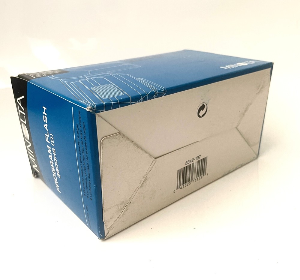 Minolta Program Flash 3600HS (D) Shoe Mount Camera Flash with Box, Case, Manual