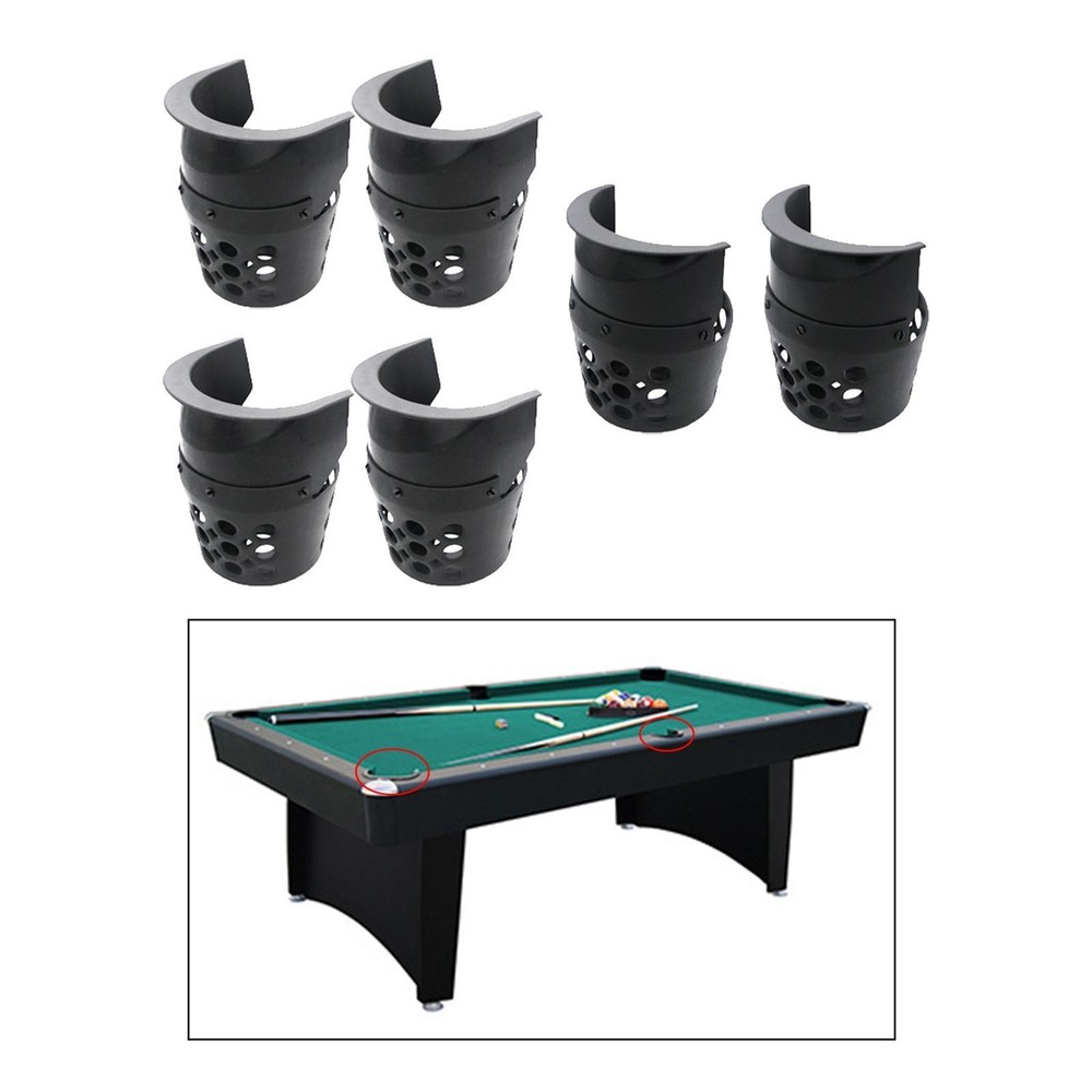 Billiard Table Ball Drop Pockets Spacious PE Net Bag Accessory Set for Pool