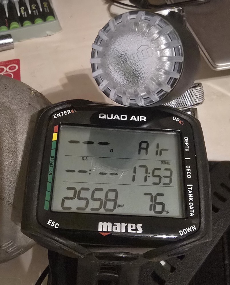 Mares Quad Air with Transmitter and Dive Link