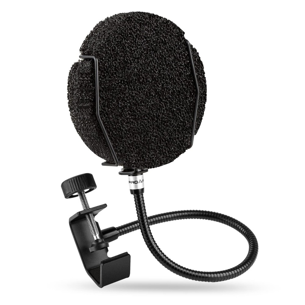 Pop Filter for Microphone - Sponge Layered Pop Wind Screen with Enhanced Flex...