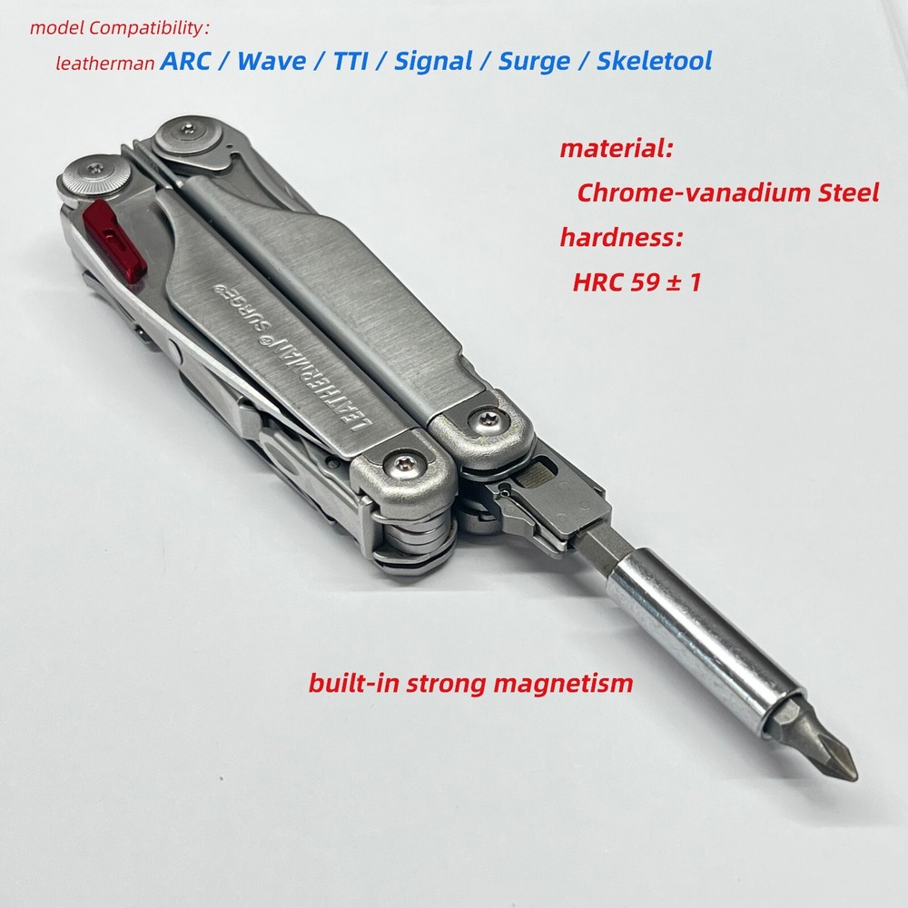 For Leatherman Bit Driver Extender Screwdriver Extension Pole Adapter