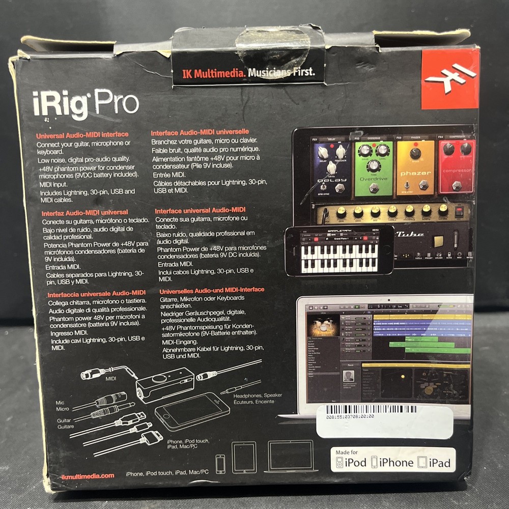 iRig Pro Universal Audio-Midi Interface Special Limited Edition