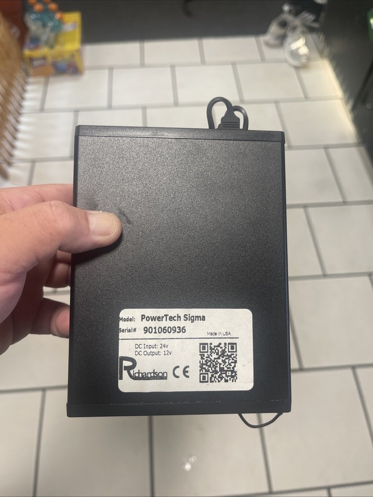 Richardson PowerTech Sigma Wheelchair Ventilator Power Supply working pull 2e