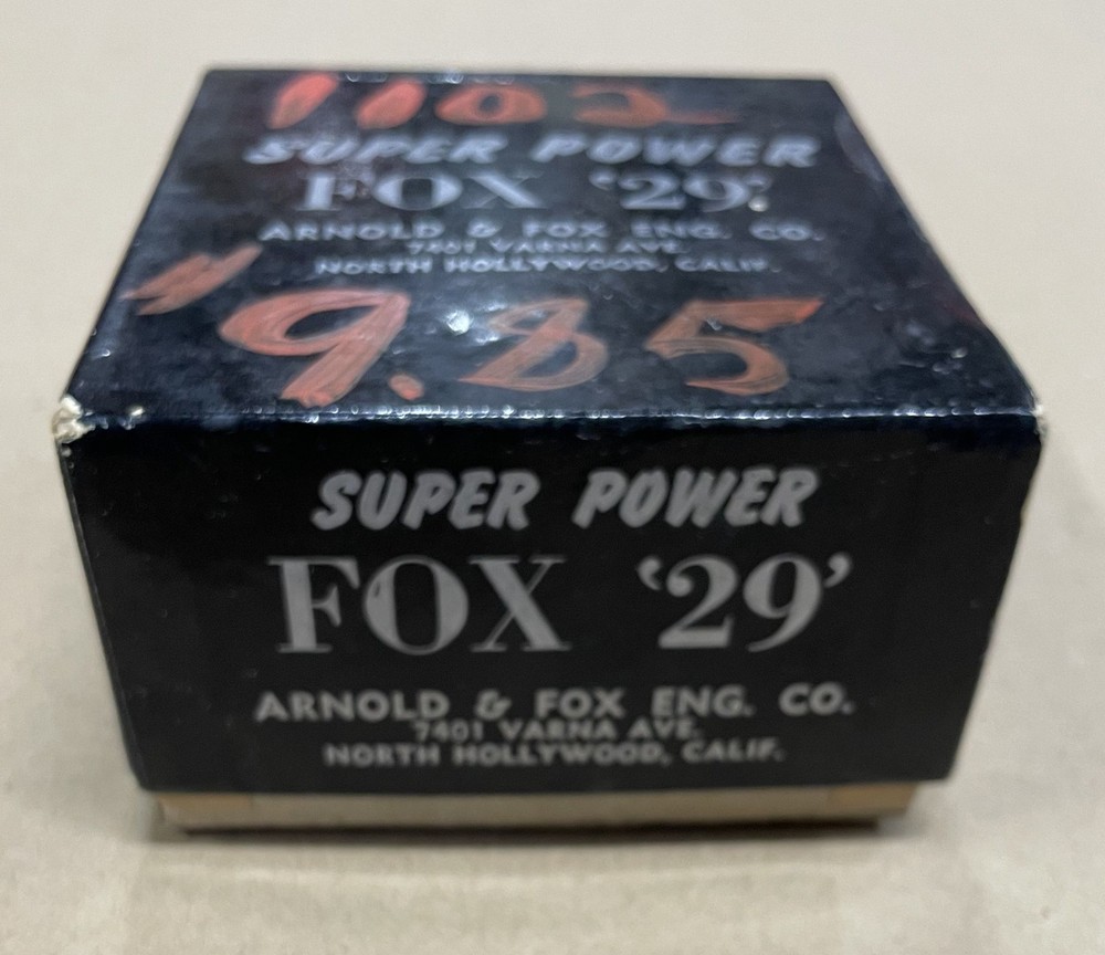 Vintage FOX .29 Model Airplane Engine