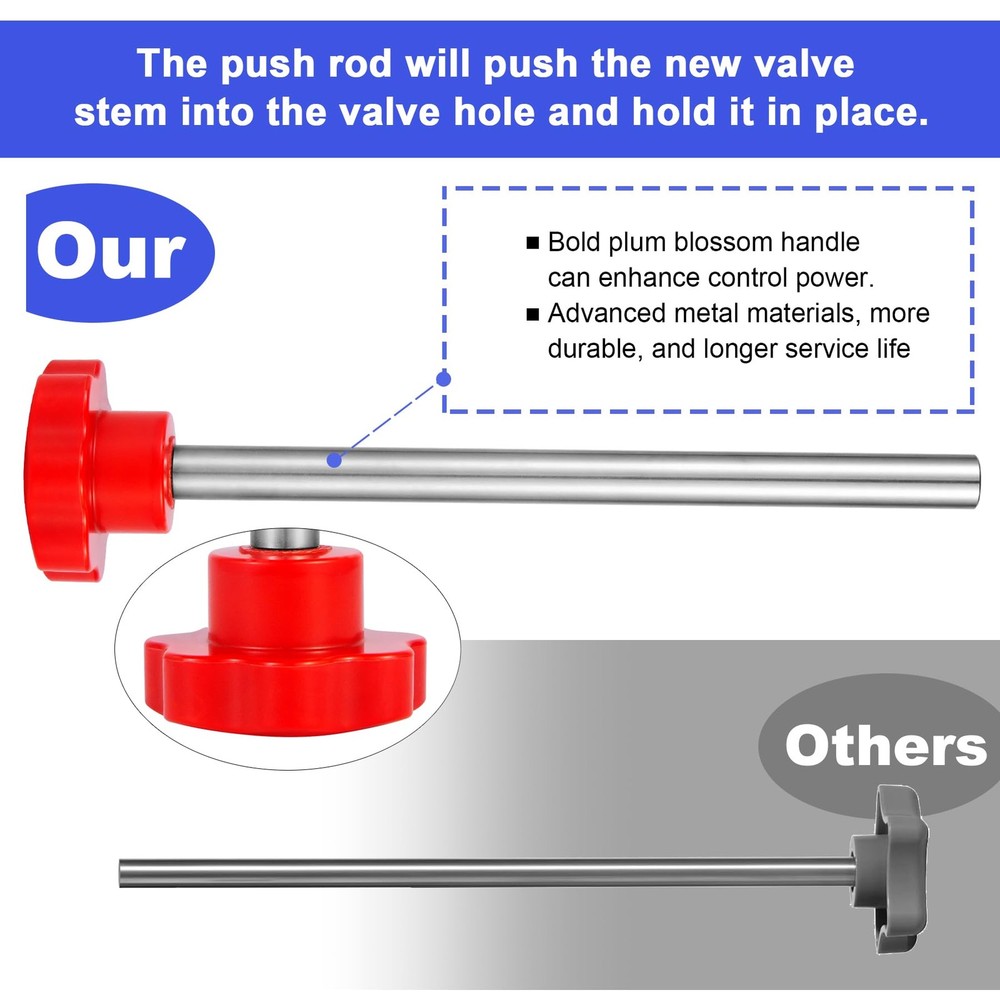 Quick Change Tire Valve Tool Kit,Tire Stem Core Quickly Set B