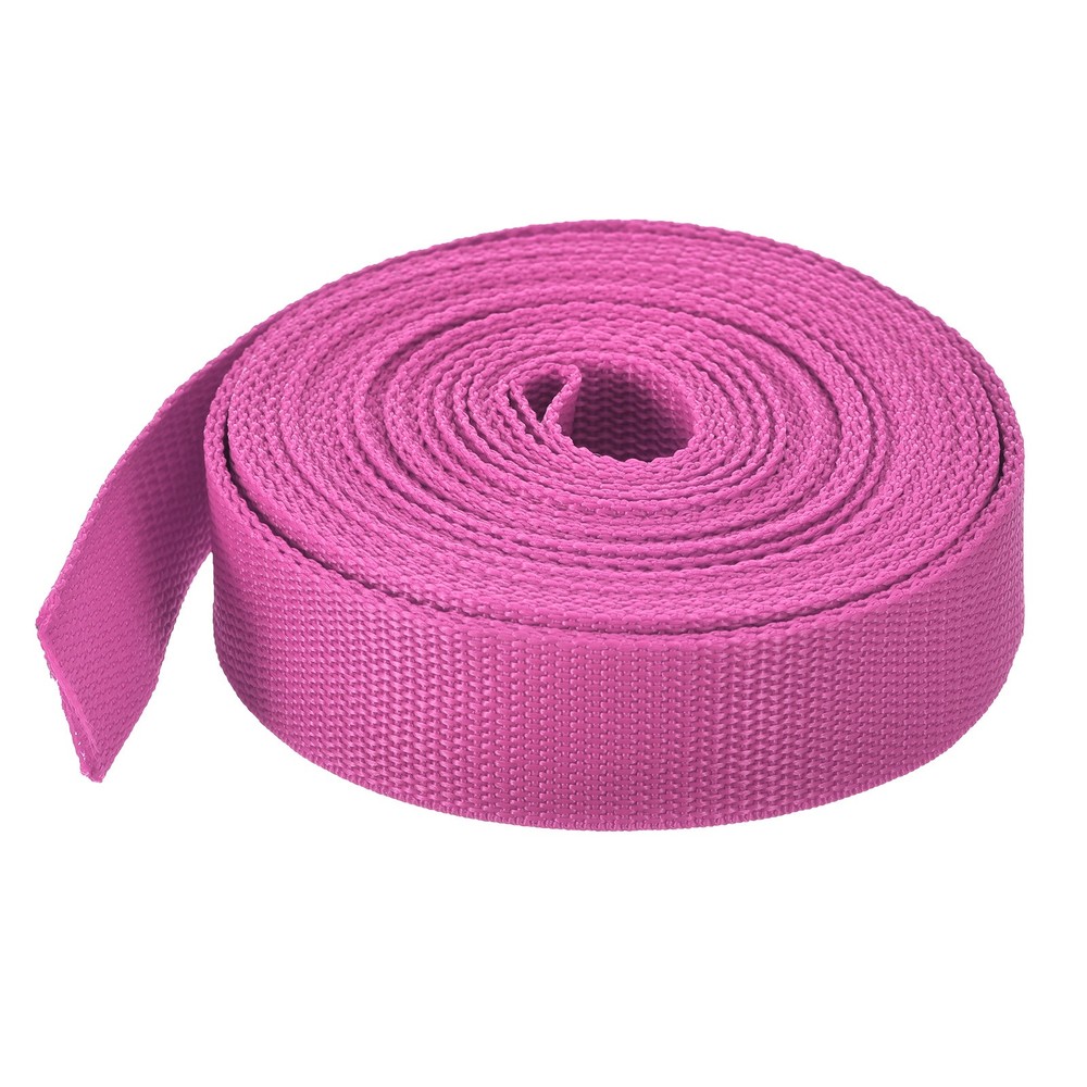 Lightweight Polypropylene Webbing Strap 1 1/4" 10 Yard Backpack Plum Red