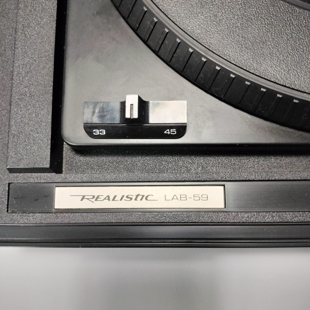 Realistic LAB 59 Turntable Vinyl Record Player Tested