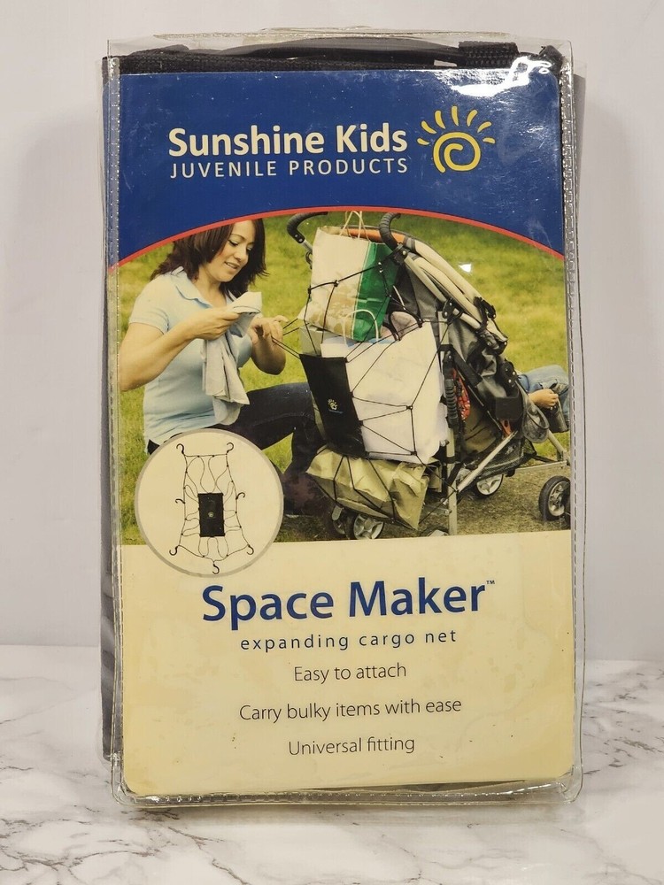 Sunshine Kids Space Maker ~ Stroller Expanding Cargo Net ~ Universal Fitting