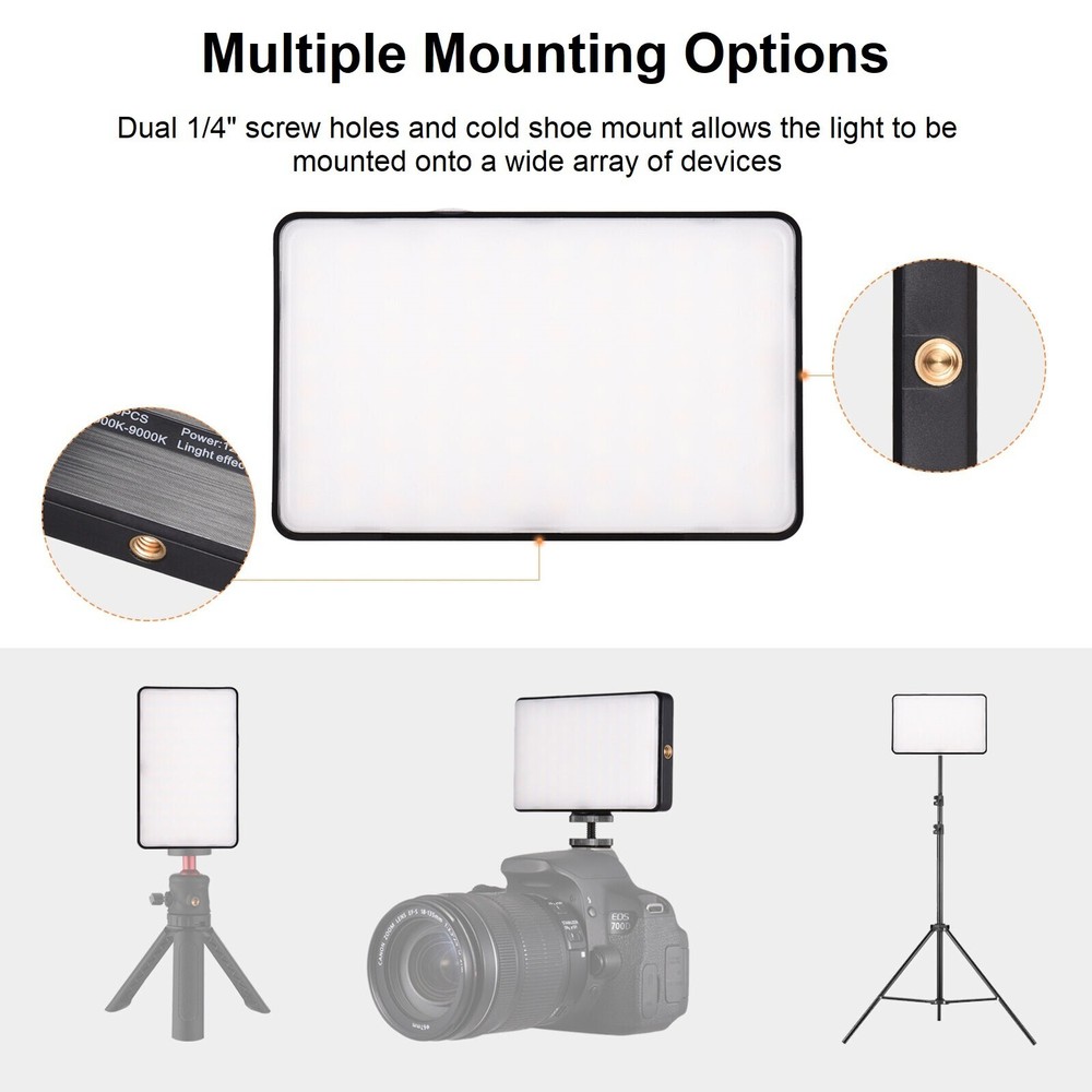 Cold Shoe Camera Video Fill LED Light