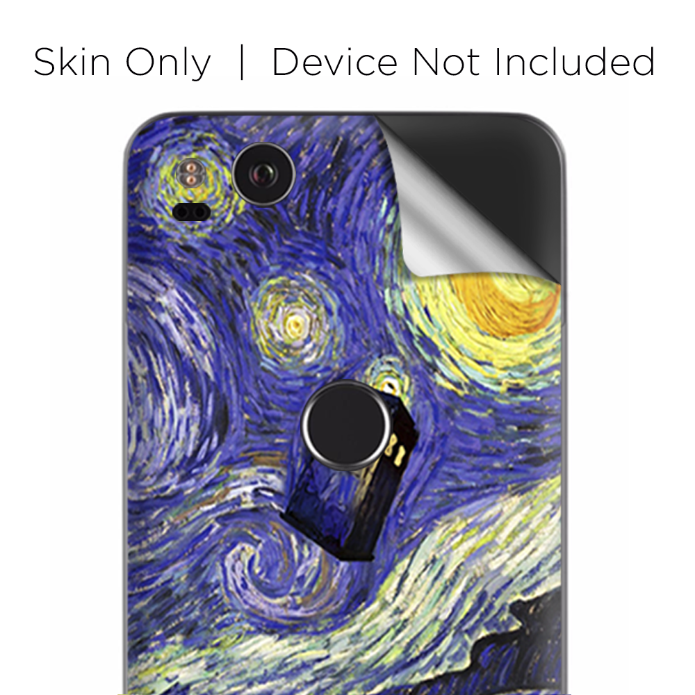 Google Pixel 2 Skins Decal Wrap Tardis Starry Night