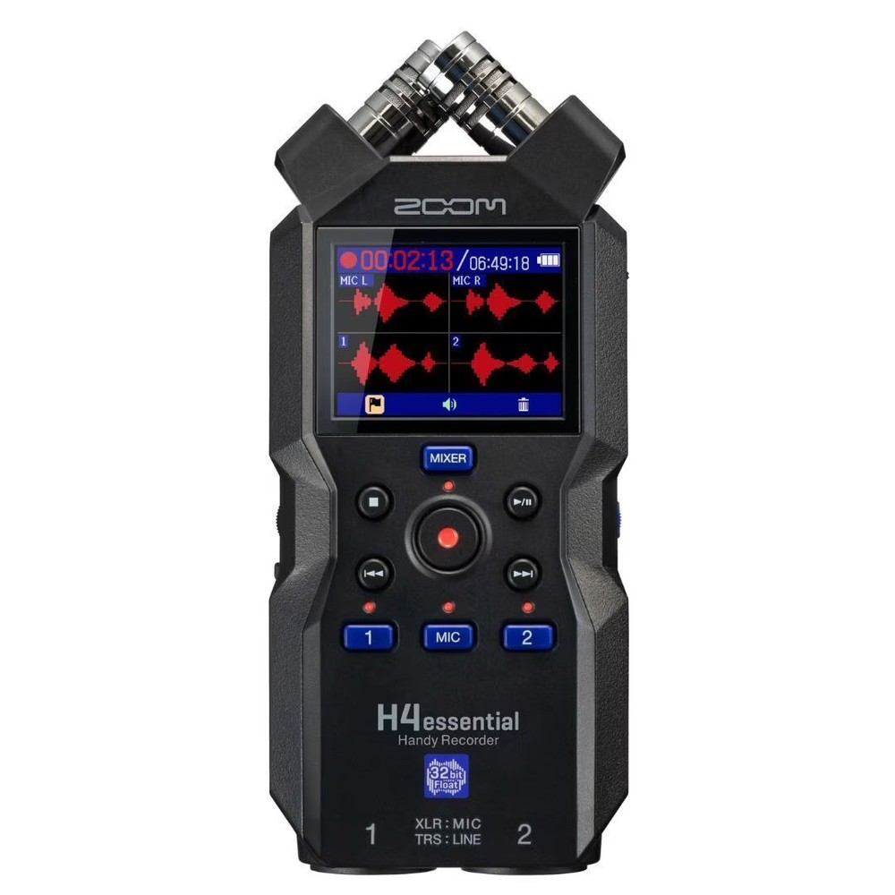 Zoom H4essential 4-Track 32-Bit Float Portable Audio Recorder
