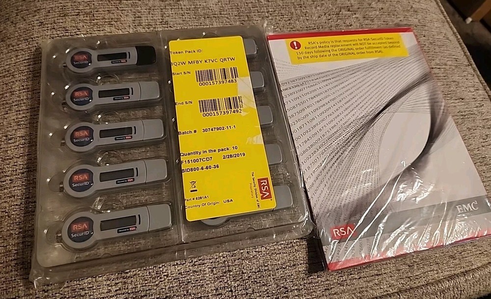 RSA Security Credit Card Token (10 pack)