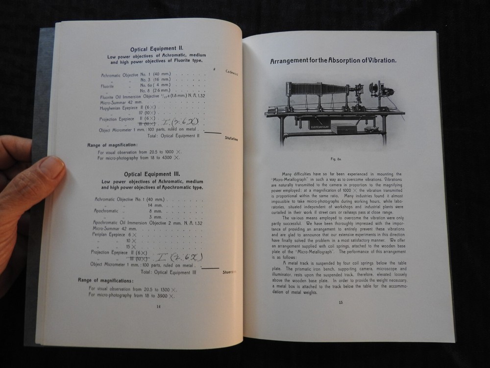 1925 E. Leitz Microscopes Accessory Apparatus Grinding Machines Catalog NEW YORK