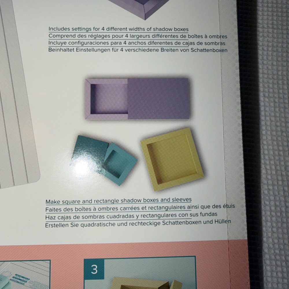 We R Punch Board-Shadow Box New