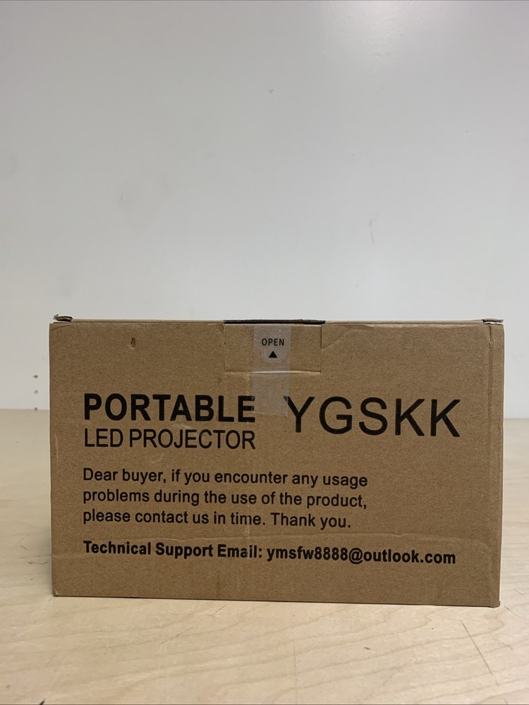 Portable LED projector- YGSKK- Opened Box
