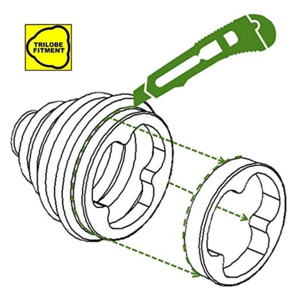 Universal CV Boot Kit Split Joint Gaiter Stretchable Replacement Car Auto Parts