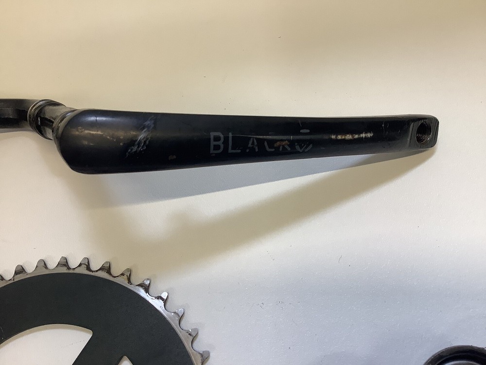 Black Ops Crank Set 44 Tooth Sprocket Crank Bottom Bracket