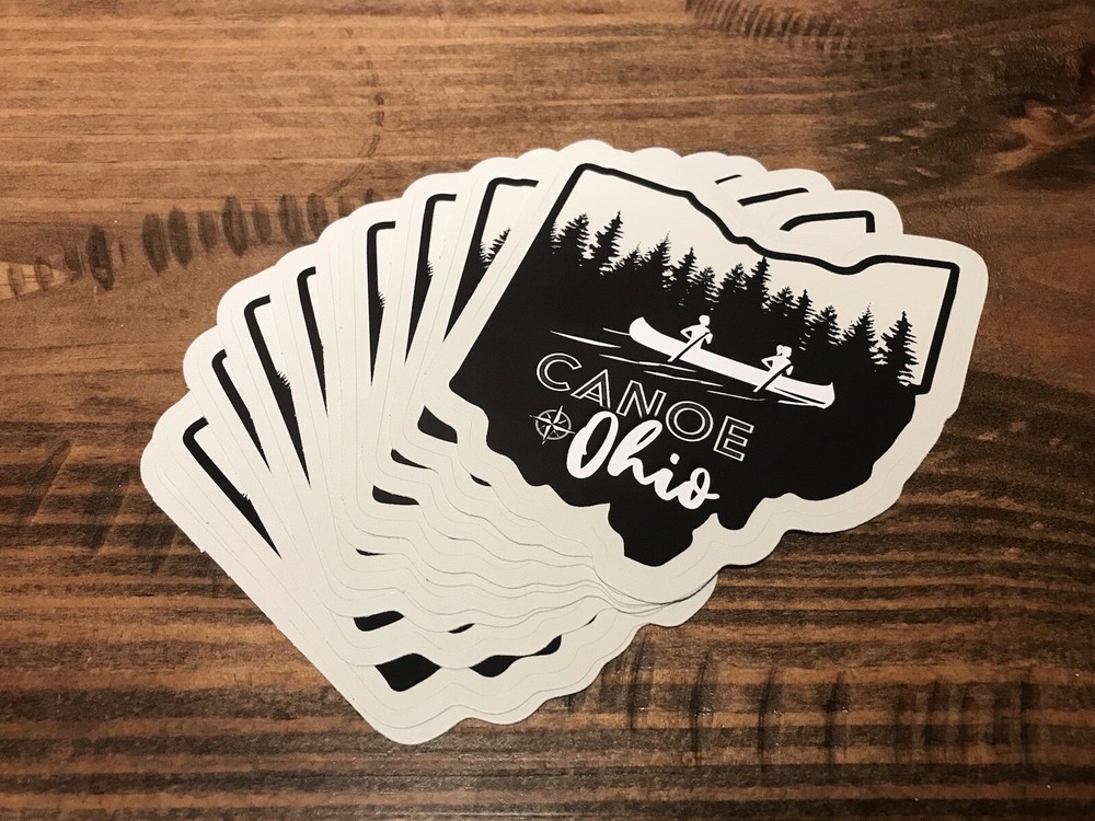 Canoe Ohio Sticker Decal