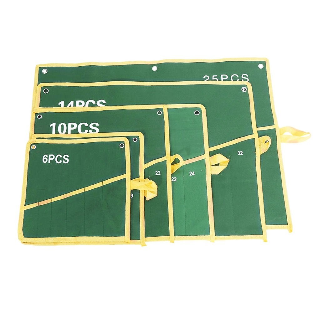 MultiPocket Wrench Organizer Pouch with Handle Durable Canvas Storage