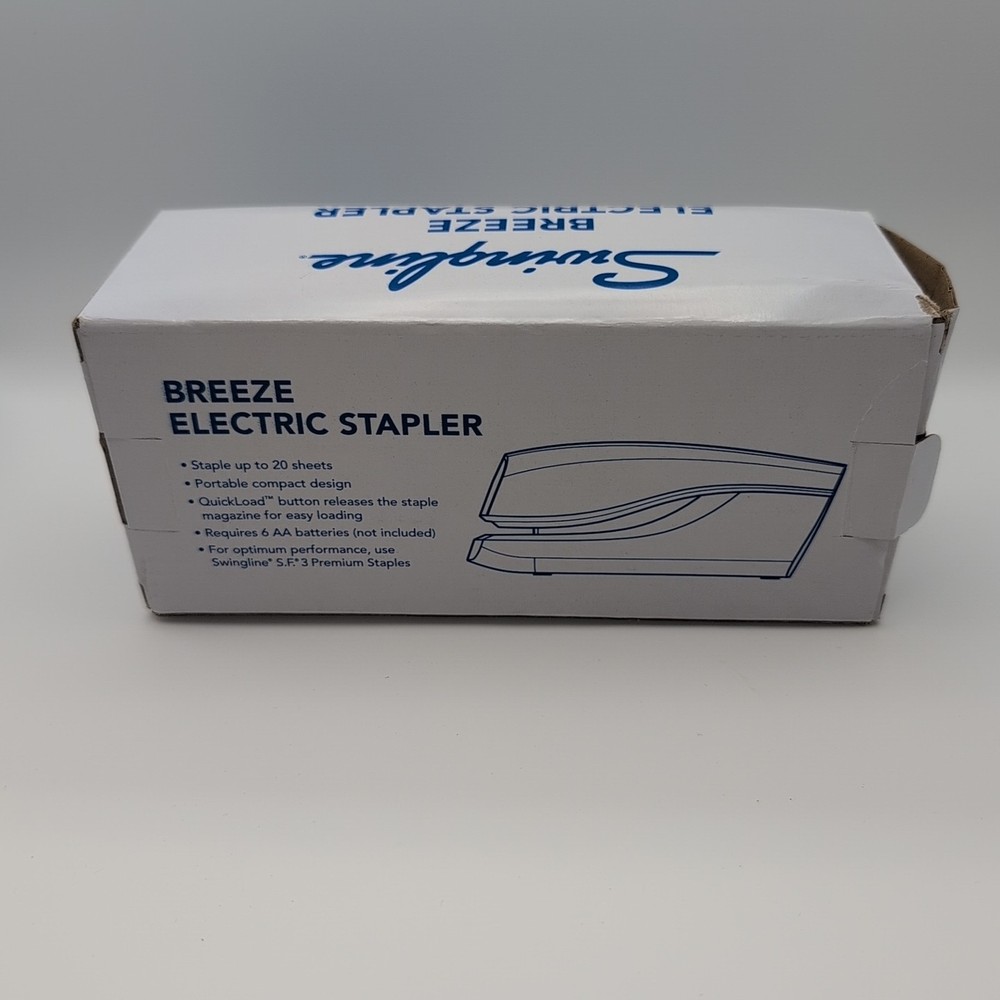 📀 Swingline Breeze Electric Stapler - 20-Sheet Capacity Black