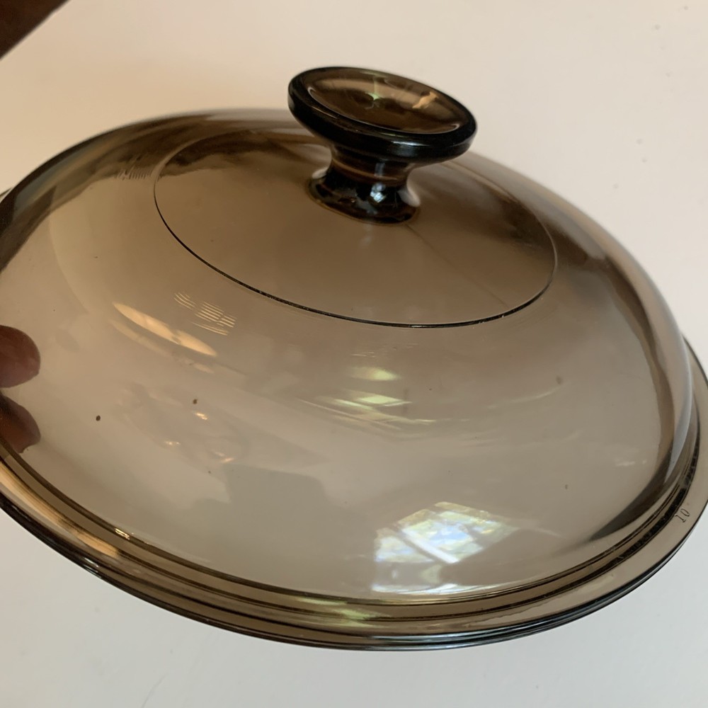 Pyrex Vision Ware Amber Lid 8" Replacement V-25-C