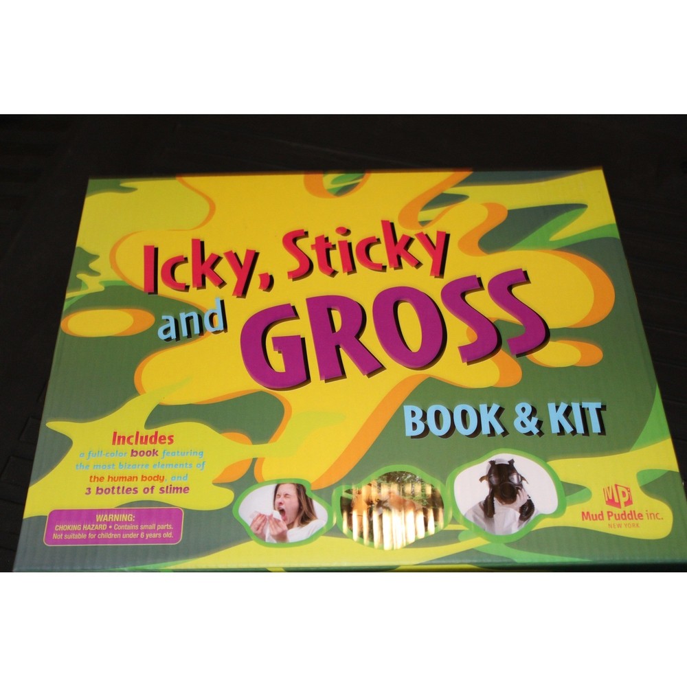 Mud Puddle Icky Sticky and Gross Book & Kit