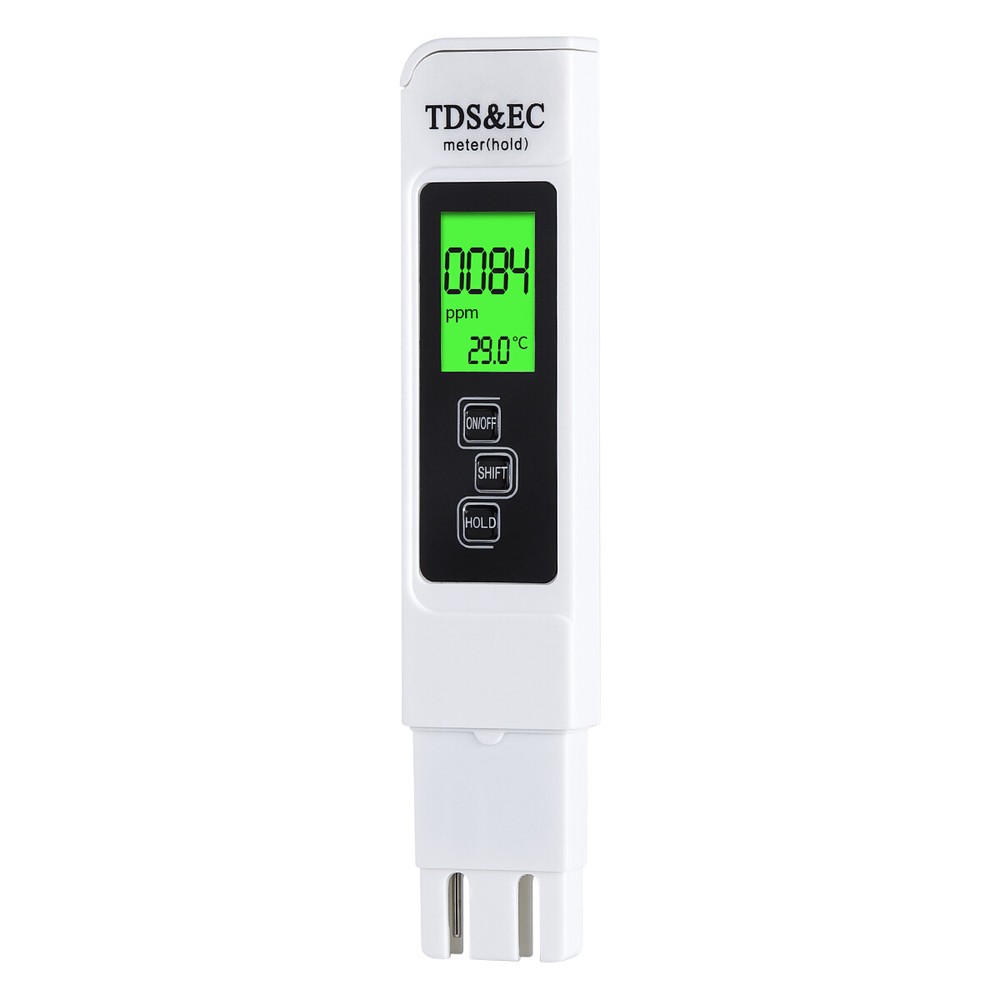 PH Meter,Digital PH EC TDS Temp Meter Water Quality Tester for Water Hydroponics