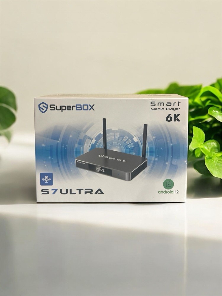 Superbox S7 Ultra | 6K UHD | Backlit Remote | 7-Day Time Shift | Parental Ctrl