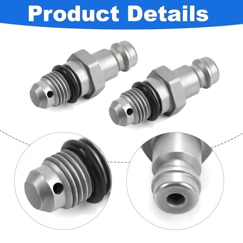 2 Pack - Bleeder Fitting Kit for SeaStar Front Mount Cylinders – 3/8"