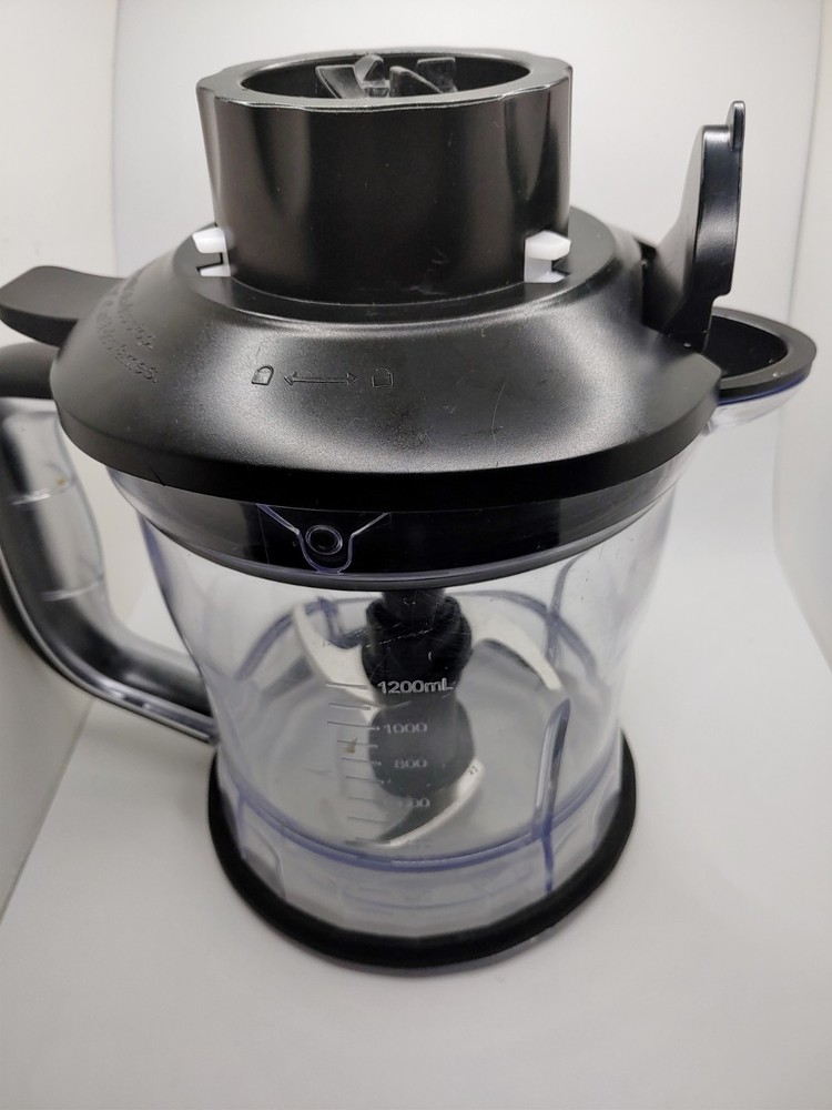 Nutri Ninja 40oz 5 Cup Processor Bowl With Lid and Blade Assembly