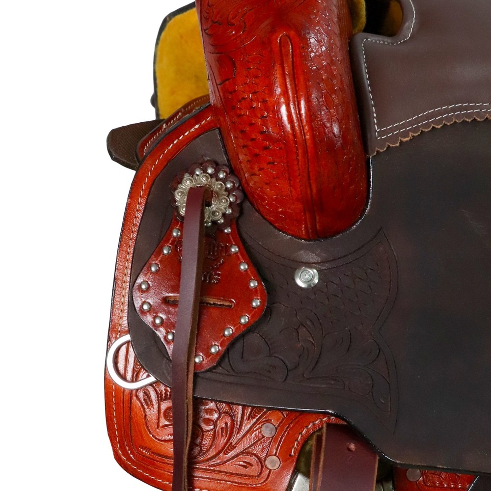 Ranch Roping Western Leather Wade Horse Saddle Roper Tree A Fork Work Tack Trail