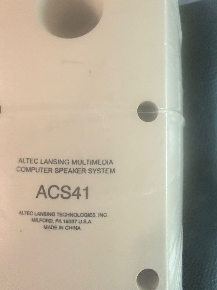 Vintage Gateway 2000 ACS41 Altec Lansing Multimedia Computer Speaker System
