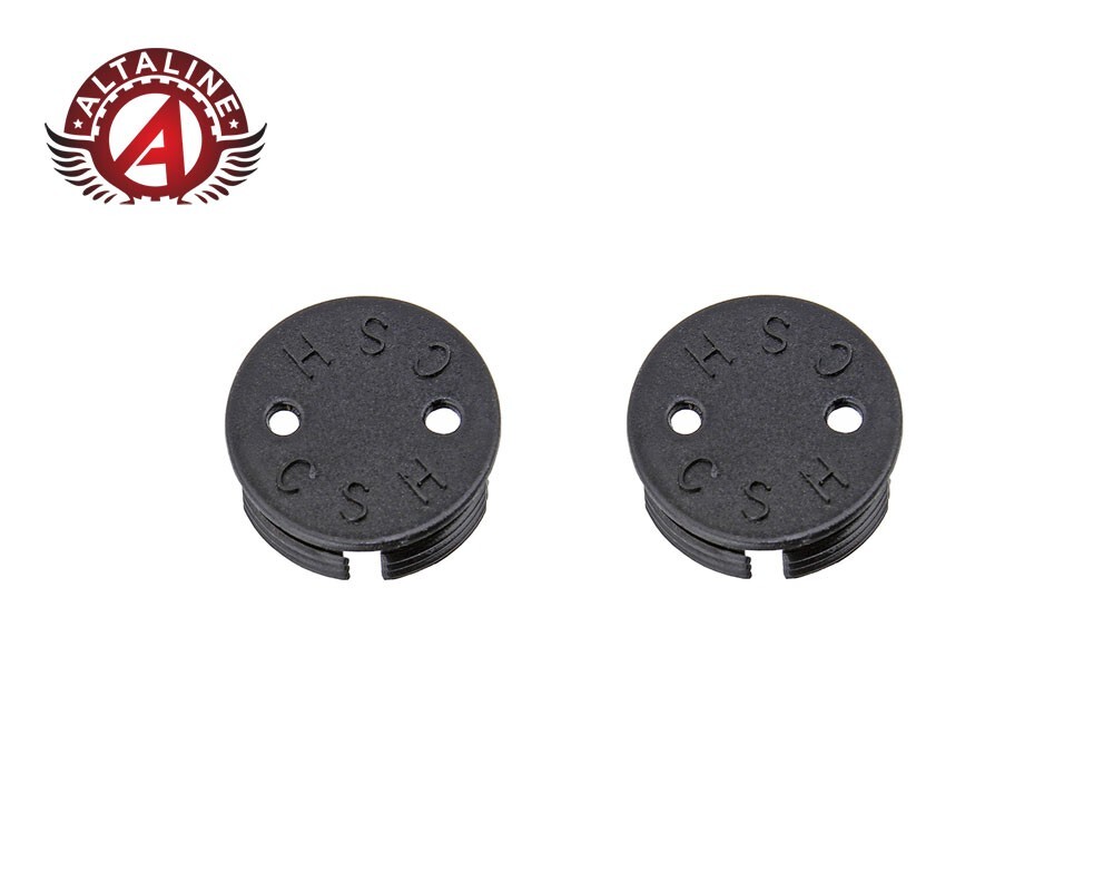 ALTALINE BICYCLE PLASTIC CRANK DUST CAP BLACK