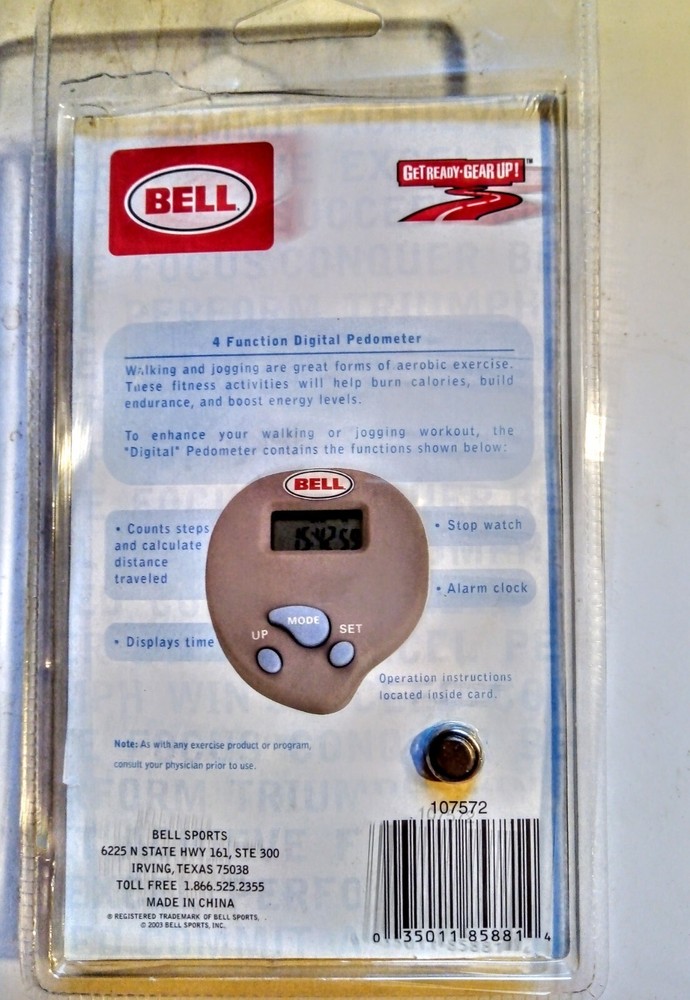 BELL 4 function digital pedometer