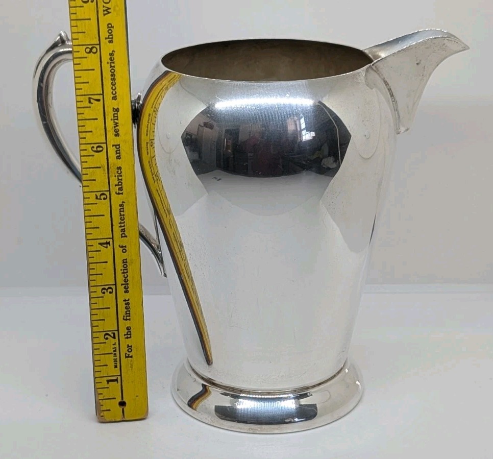Vintage Academy Silver Plated Water Pitcher