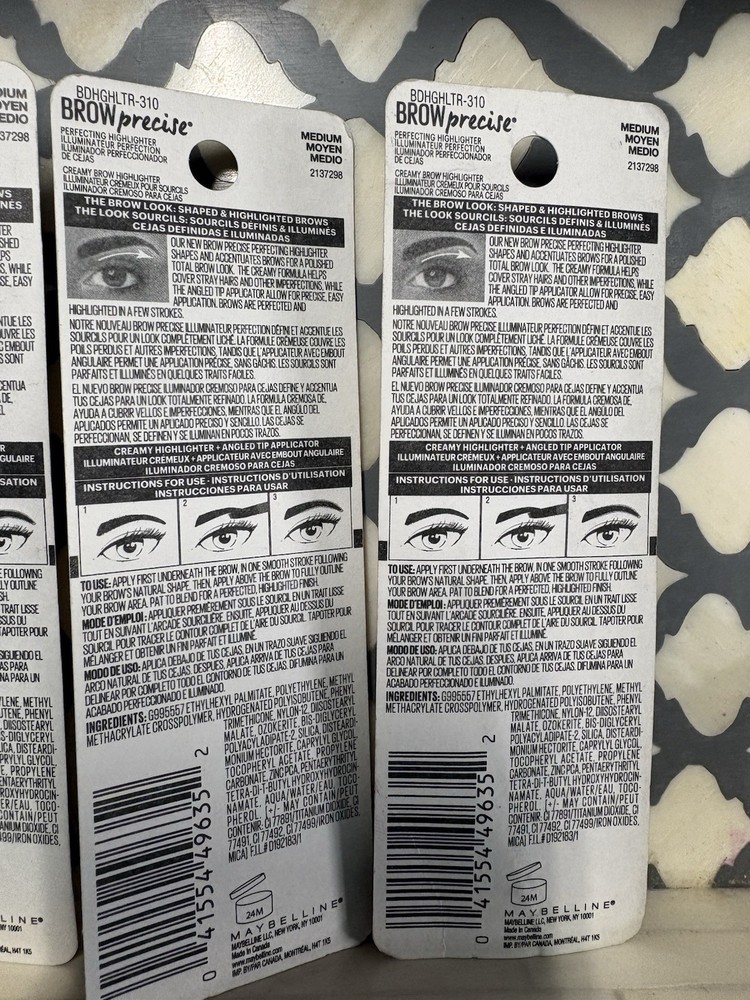 Maybelline Brow Precise Highlighter 310 Medium New Carded
