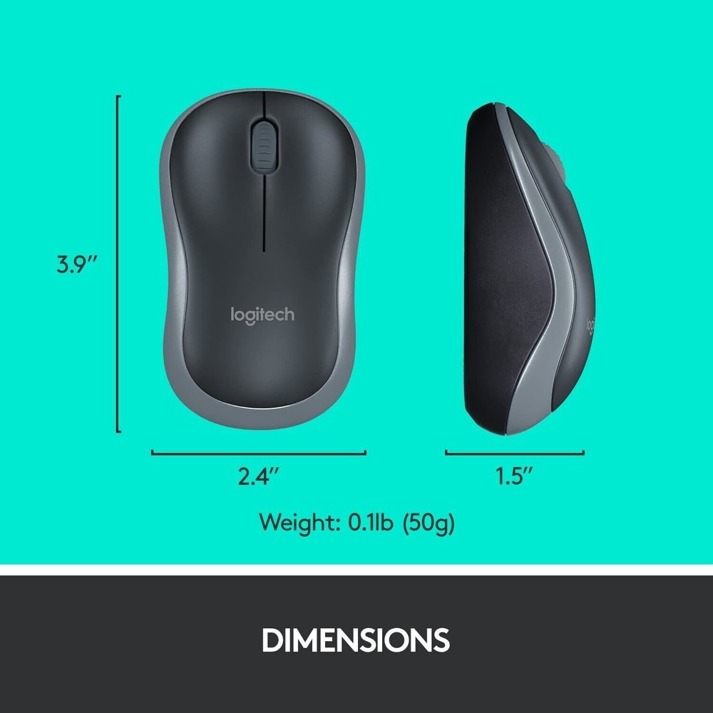 Logitech MK270 Full-size PC/MAC Wireless 2.4G Membrane Keyboard & Mouse Bundle