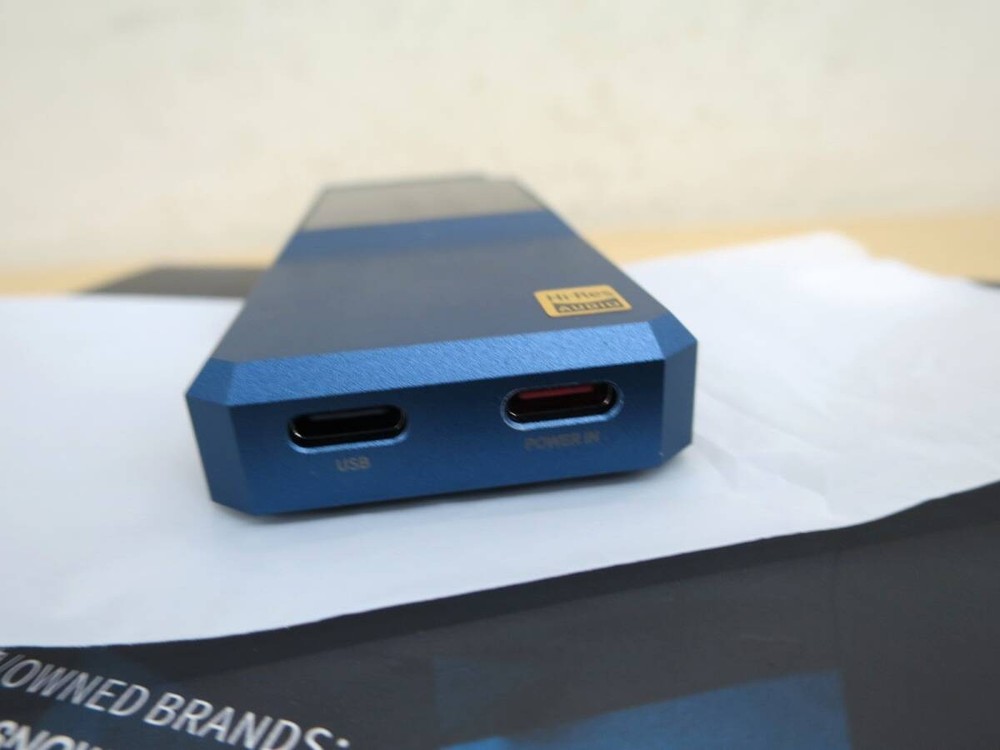 FiiO BTR17 Bluetooth Headphone Amplifier All Function Tested [Blue]