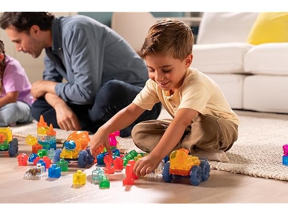 Jelly Blox Construction Site Set | Includes 75 Pieces