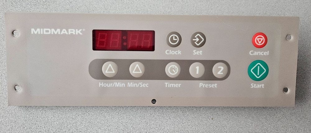 MIDMARK Dental Digital Clock & Timer 12 O'clock Dentist Cabinet -See Description
