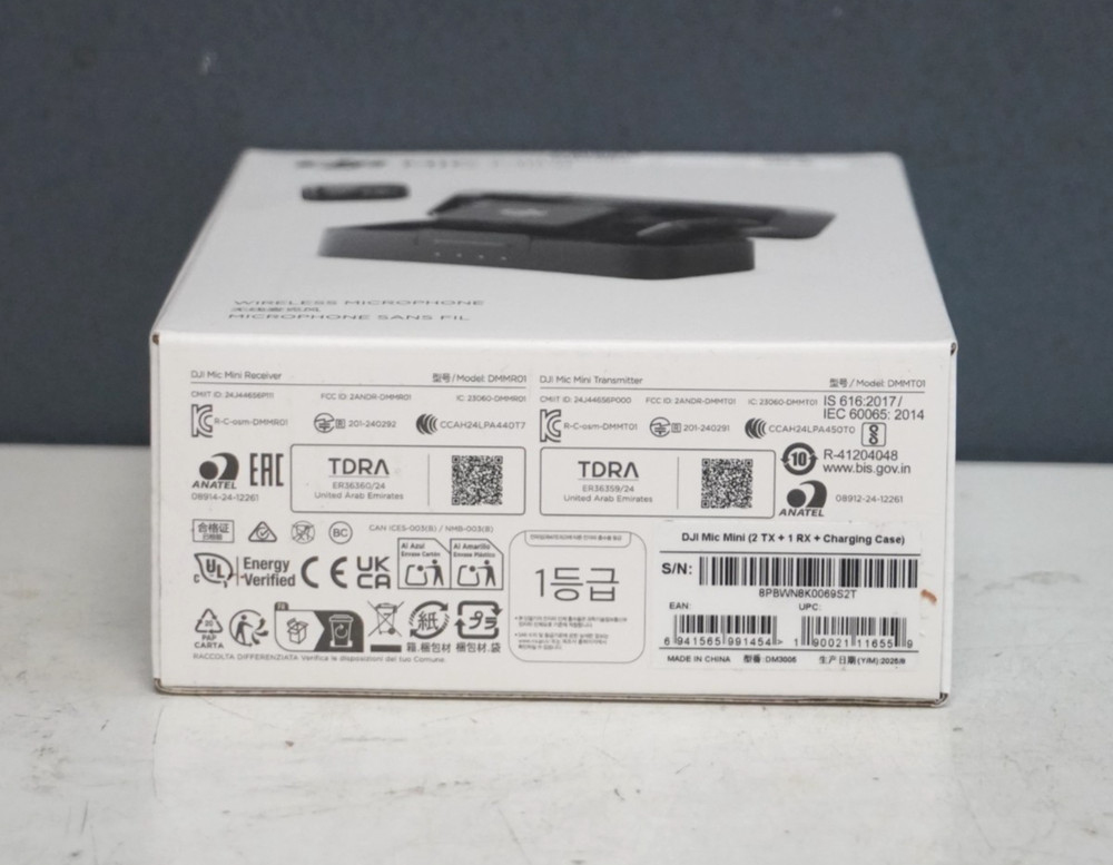 DJI Mic Mini [2 TX + 1 RX + Charging Case] Wireless Microphone