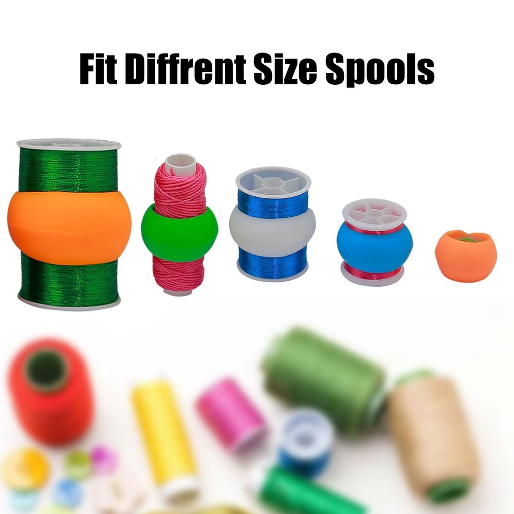 200pcs Upgraded Thread Holders Compatible with Larger Spool Huggers-Keep Thre...