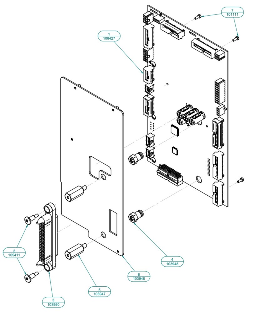 Eversys Cameo C2/ C2ms Micon-03B Interface Control Board 103 945 Untested