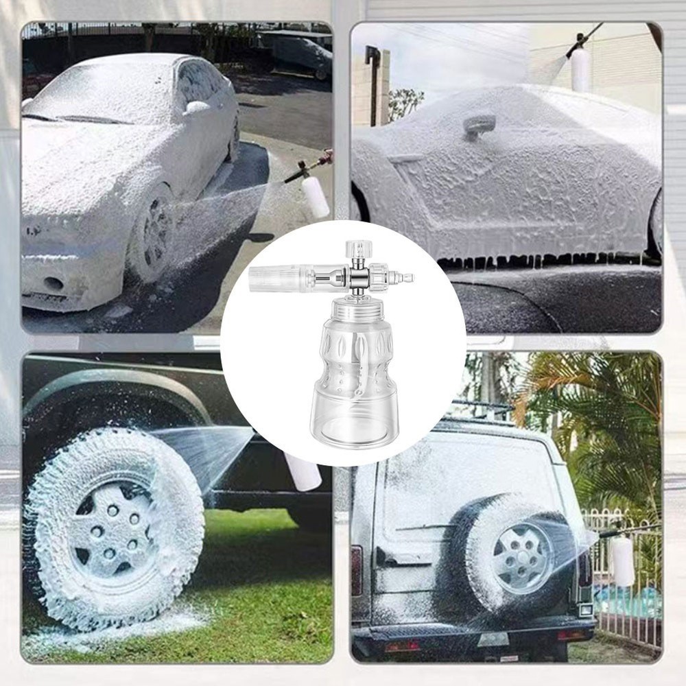 1L Foam Can Accessory for Pressure Washer with Adjustable Spray Settings